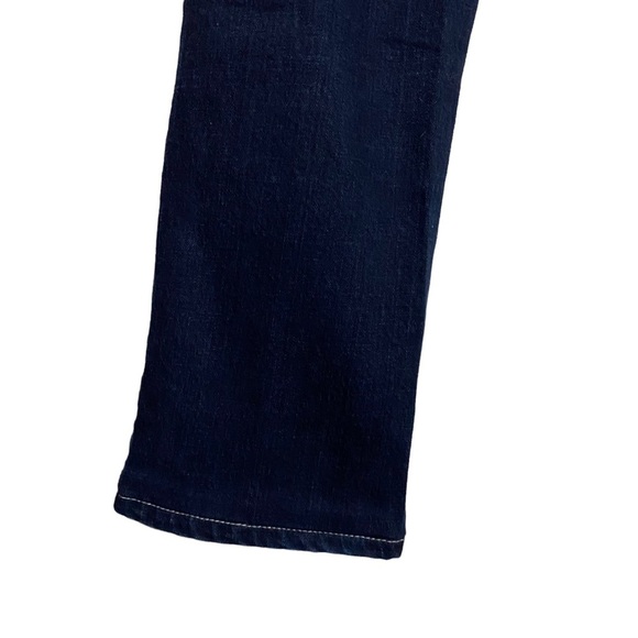 Seven7 Slim Straight Mid Rise Jeans Embellished Pockets Hemmed Short Leg 32 - Picture 8 of 15